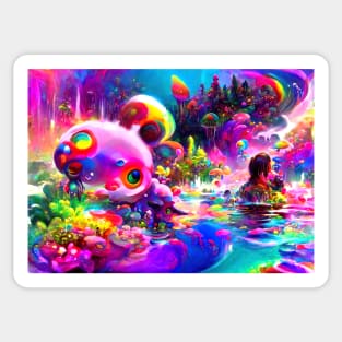 Color Globs | Mystical Rainbow Reef Sticker